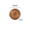 Thin Edges Retro Handmade Sewing Jackets DIY Round Sewing Accessories Crafts Buttons Pants Button