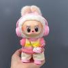 For 15/17Cm Labubu Doll Pink Clothing Set Labubu Keychain 3.0 Girl Cute Skirt Clothes Designer Diy Plaything Accessories Birthday Present