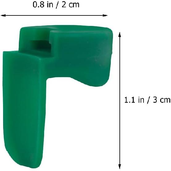 4pcs Thumb Rest Cushion, Soft Silicone Clarinet Oboe Thumb Rest Cushion Protector for Clarinets Oboes, Green