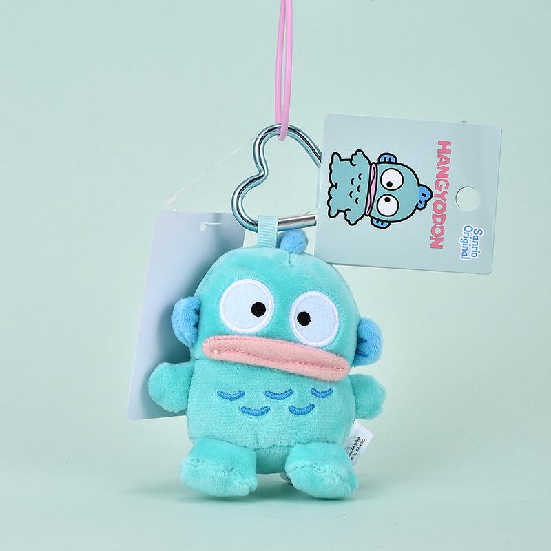 Cute Lazy Egg Penguin Duck Octopus Rabbit Plush Doll Keychain Backpack Pendant