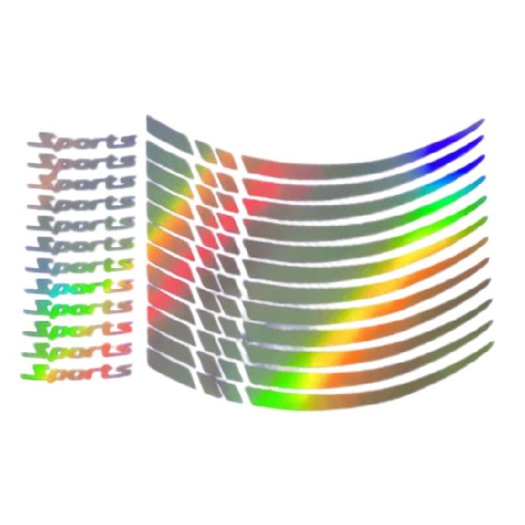 Bicycles Night Reflective Safety Decoration Strips Wheel Rims Reflective Stickers Cycling Reflector Easy to Install