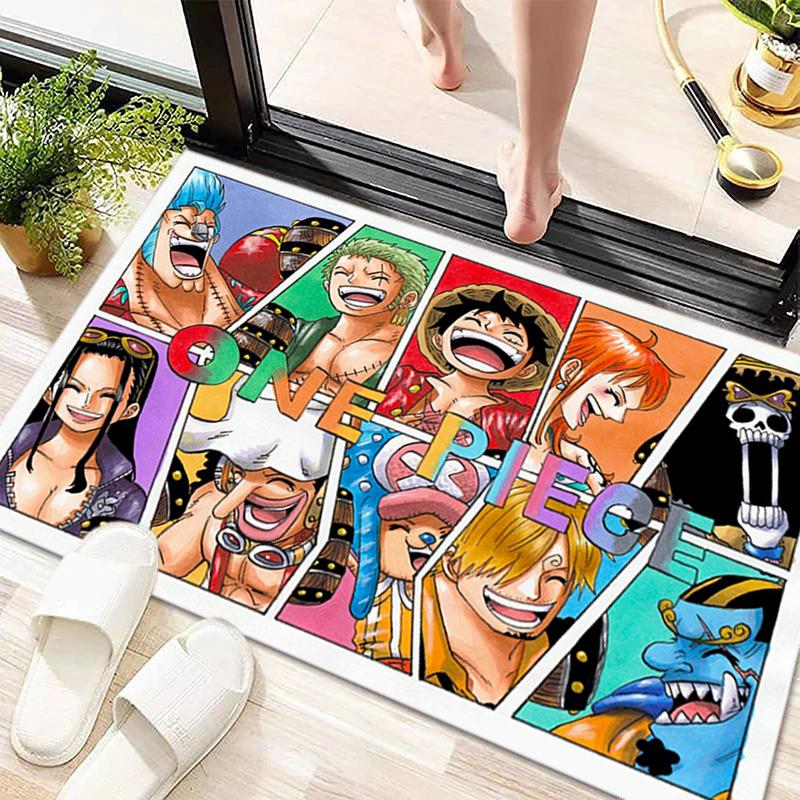 Starring the Japanese Cartoon ONE PIECE Monkey D. Luffy Carpet Is Suitable for Living Room and Bedroom Doormats Office Balcony Decorative Carpet V11