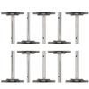 10Pcs Concealed Shelf Support Invisible Bracket Wall Bookshelf Wood Furniture Connector