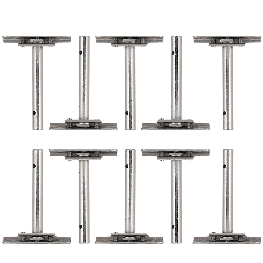 10Pcs Concealed Shelf Support Invisible Bracket Wall Bookshelf Wood Furniture Connector