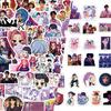 74Pcs Anime Kpop Demon Hunters Stickers Diy Scrapbooking Phone Luggage Skateboard Waterproof Decal Decor