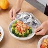 Reusable Aluminum Foil Food Covers Aluminum Foil Insulation Covers Versatile Food Warmers for Refrigerator Storage Leftover Food