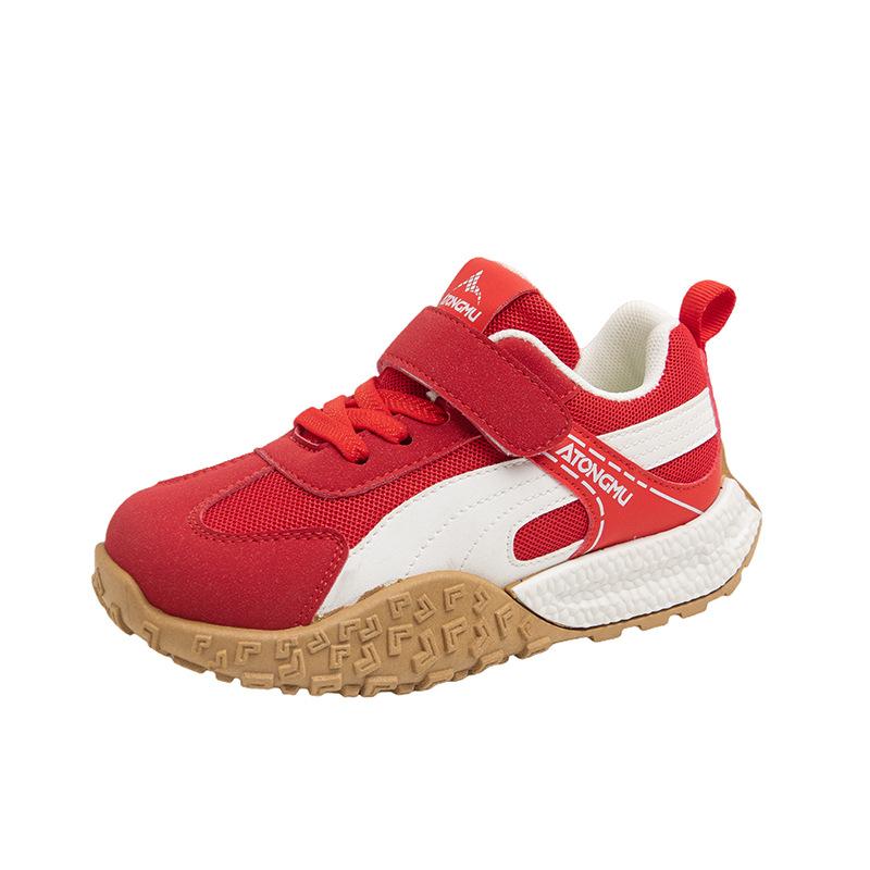 

Children s sports shoes Boys soft-soled casual shoes 2025 autumn new girls running shoes medium and older children s moral training shoes super 26-31 yards, 6 pairs in one hand красный
