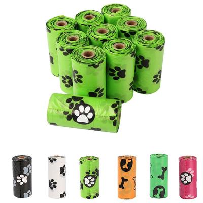 15pcs/roll Pet Garbage Bag Disposable Pet Cat Garbage Bags Degradable Dog Poop Bags  Home