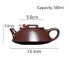 Chinese Tradition Yixing Purple Clay Teapot Household Handmade Zisha Tea Pot Beauty Tea Infuser Kettle Teaware Tea Set 180ml