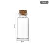30ml Glass Bottle with Cork Stopper - Ideal for Seashells, Sand, Messages, Flowers, Tea, Candy, Gold Beans, or Cordyceps