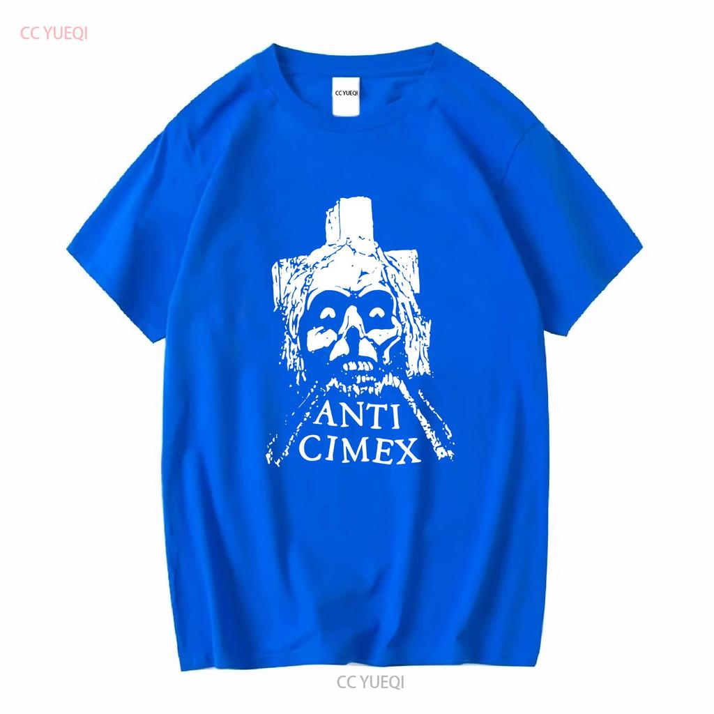 Anti Cimex Mens Punk T Shirt Crust Grindcore Discharge GBH Zombie long or short sleeves vintage Washed graphic Soft streetwear