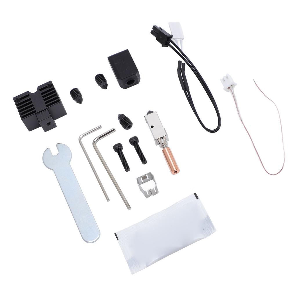Hotend Kit 0.4mm 0.6mm 0.8mm Hardened Steel Nozzle 3D Printer Hotend Kit for QIDI XPlus3