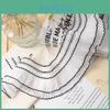 Elastic 11cm Black White Pleated Lace For Diy Childrens Clothing Uniforms