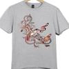Hummingbird Graphic T Shirt Bird Art Tee Nature Design with Music Notes