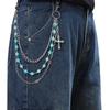 Retro Beaded Cross Waist Chain for Women's Hip Hop Jeans - European & American Style Accessories