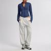 Womens Long Sleeve Zip-Up Knit Jacket Yoga Pilates Running Fitness Winter