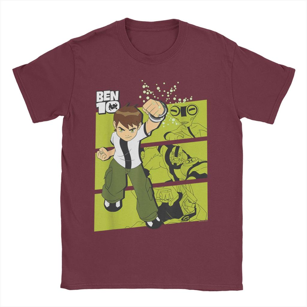 Ben Alien anime T Shirt Summer Hip Hop TShirts Unisex Cotton ONeck Plus Size Clothes Short Sleeves Vintage Tshirt