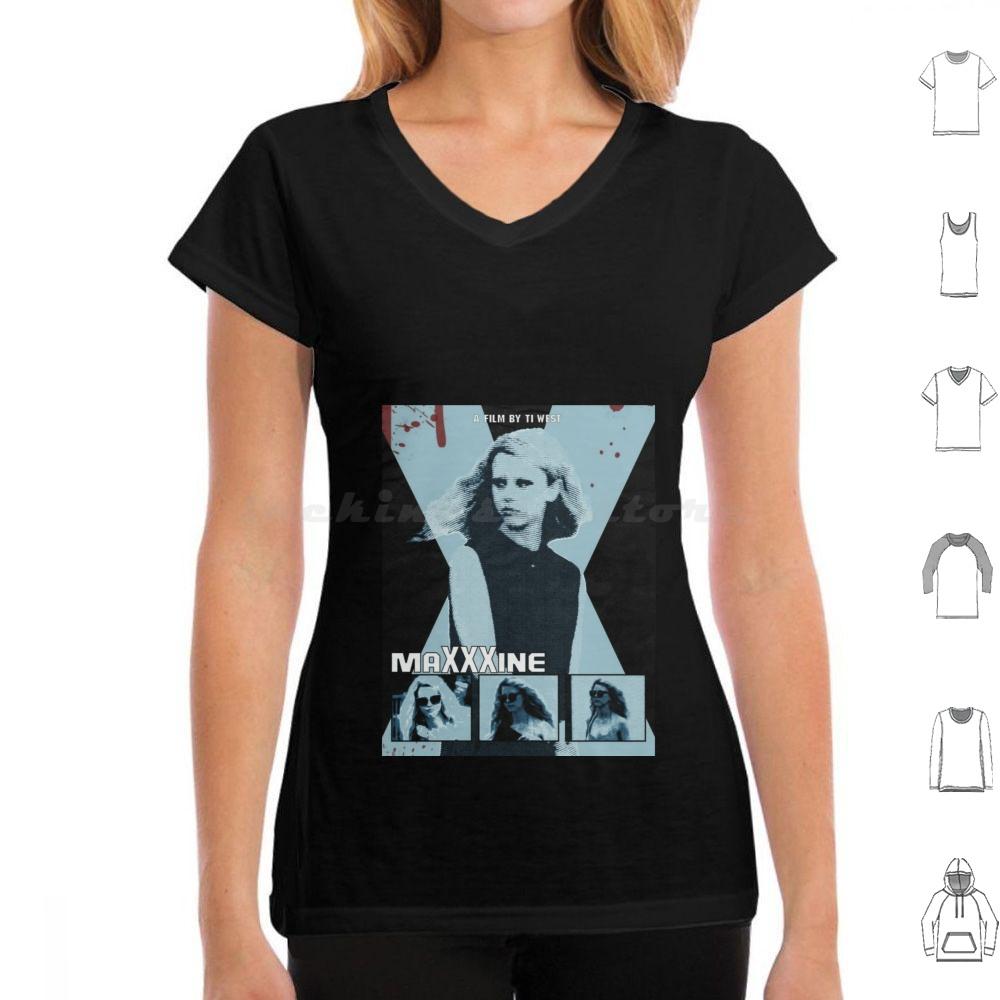 Pearl X Maxxxine 2024 Mia Goth Film Horror Movie T Shirt 6xl Cotton Cool Tee Pearl Maxxxine Maxxxine 2024 Maxine 2024 Pearl