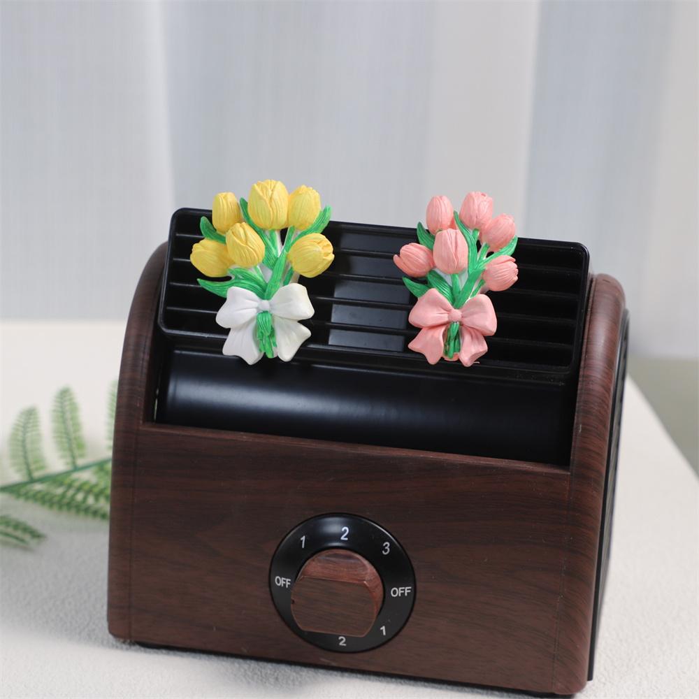 Tulip Flower Aromatherapy Candle Silicone Mold Creative Plaster Craft Decoration Handmade Soap Mold Food Grade Fondant Mold