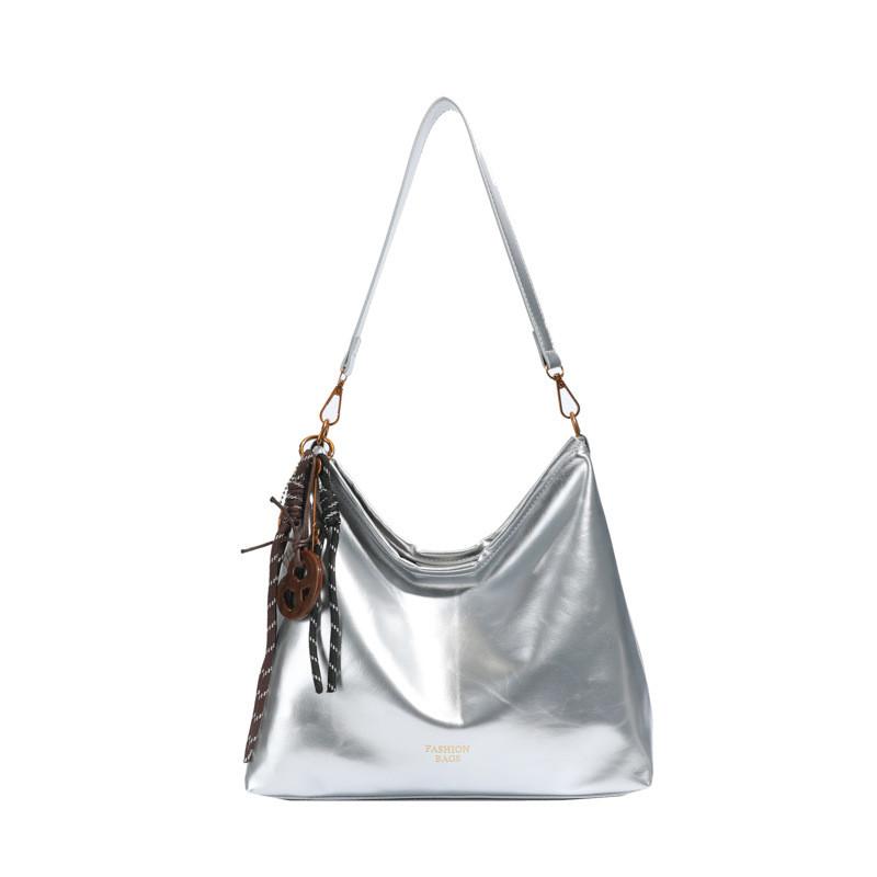 Urban Minimalist Pu Shoulder Bag With Large Capacity For Daily Use