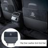 CSH1 Suede Car Seat Back Protection Mat Prevent Dirty Anti Kick Pad For Mercedes Benz AMGW204 W205 W212 W213 W221 W177 W246 GLA GLC