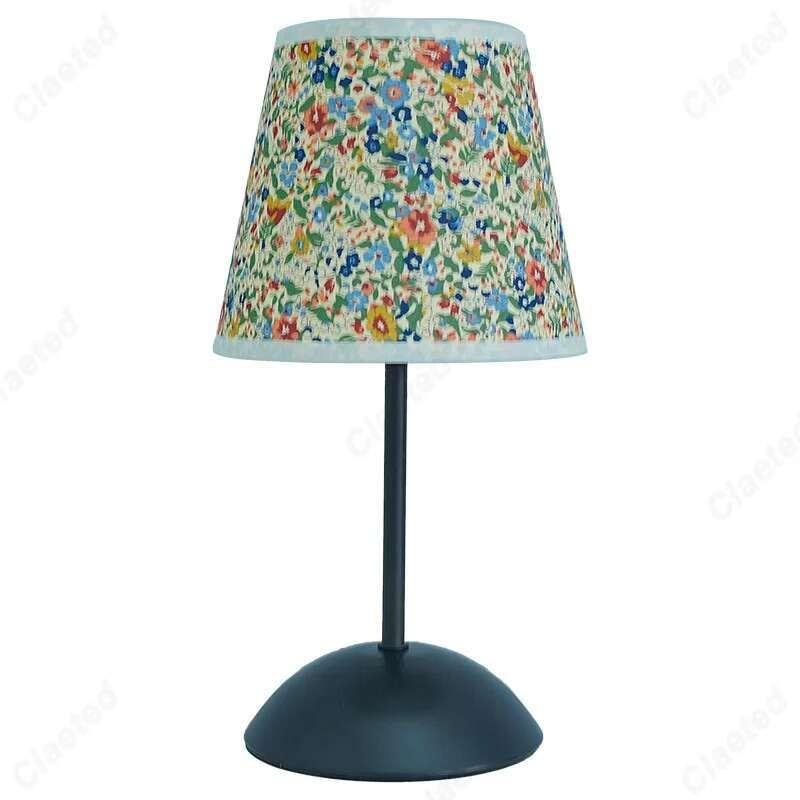LED USB Retro Floral Iron Desk Lamp Bedside Sleeping Atmosphere Night Light Bedroom Decor