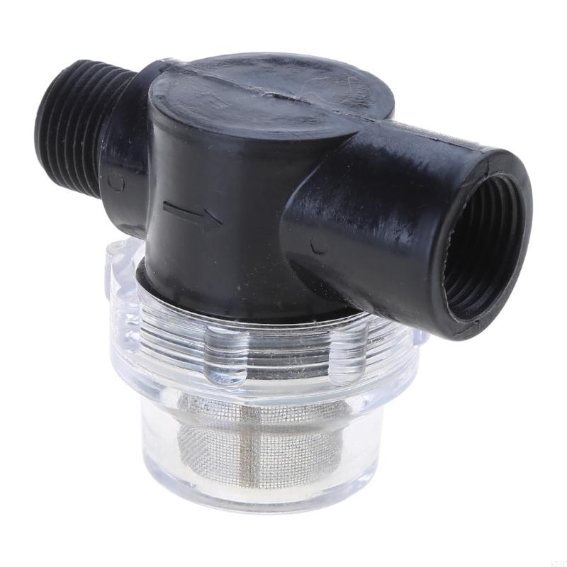 Water Pump Strainer 1/2Inch Hose Barb In-Line Strainer Twist-On Sprayer Filter for Water Pump RVs Campers Boats