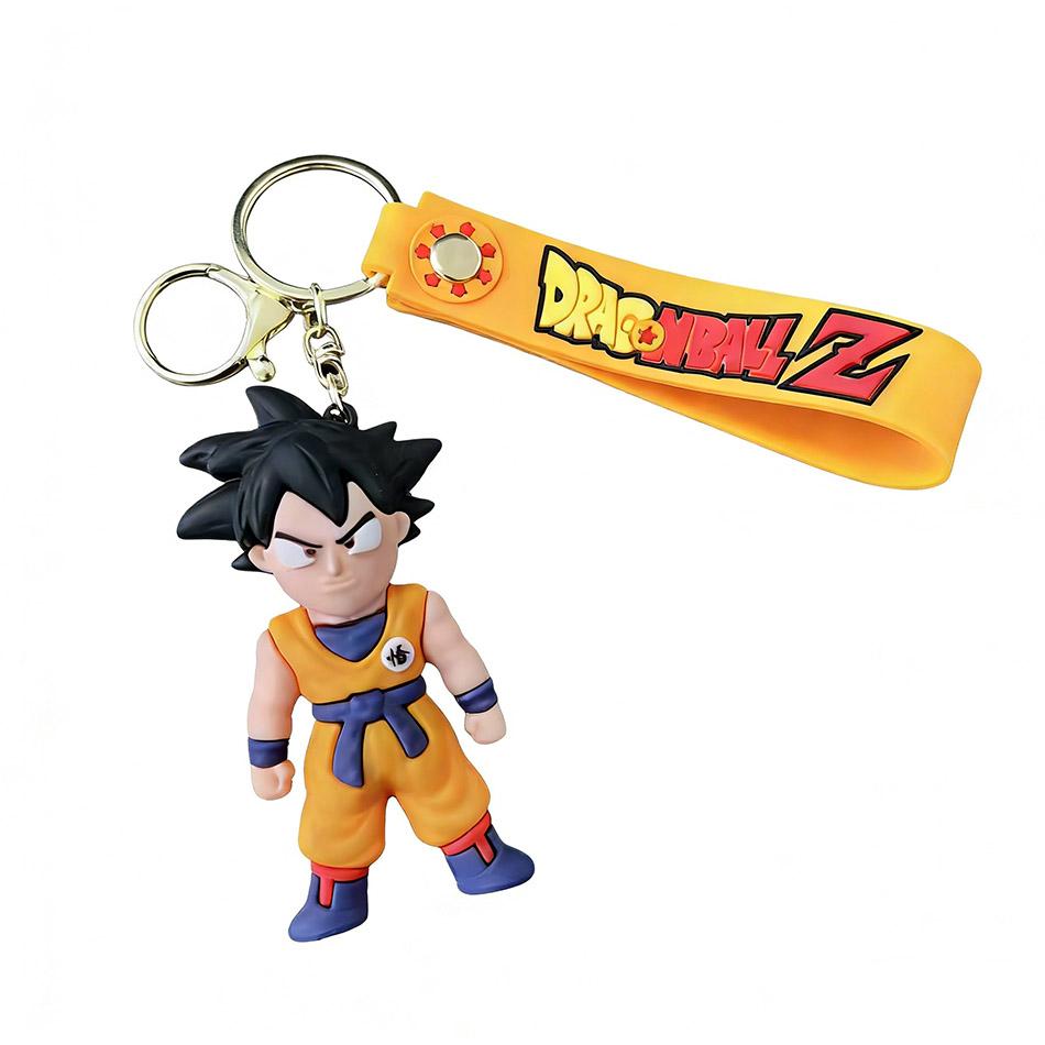 

Anime Keychain Fashion Jewelry Son Goku Vegeta Piccolo Action Figures 8-10Cm Pvc Key Ring For Men Women Bag Pendant no box