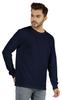 Inkmeso Men  S Cotton Long Sleeve T-shirt Basic Crew Neck Shirt
