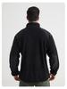 Herren Taktische Fleece Kapuzenjacke mit Stehkragen