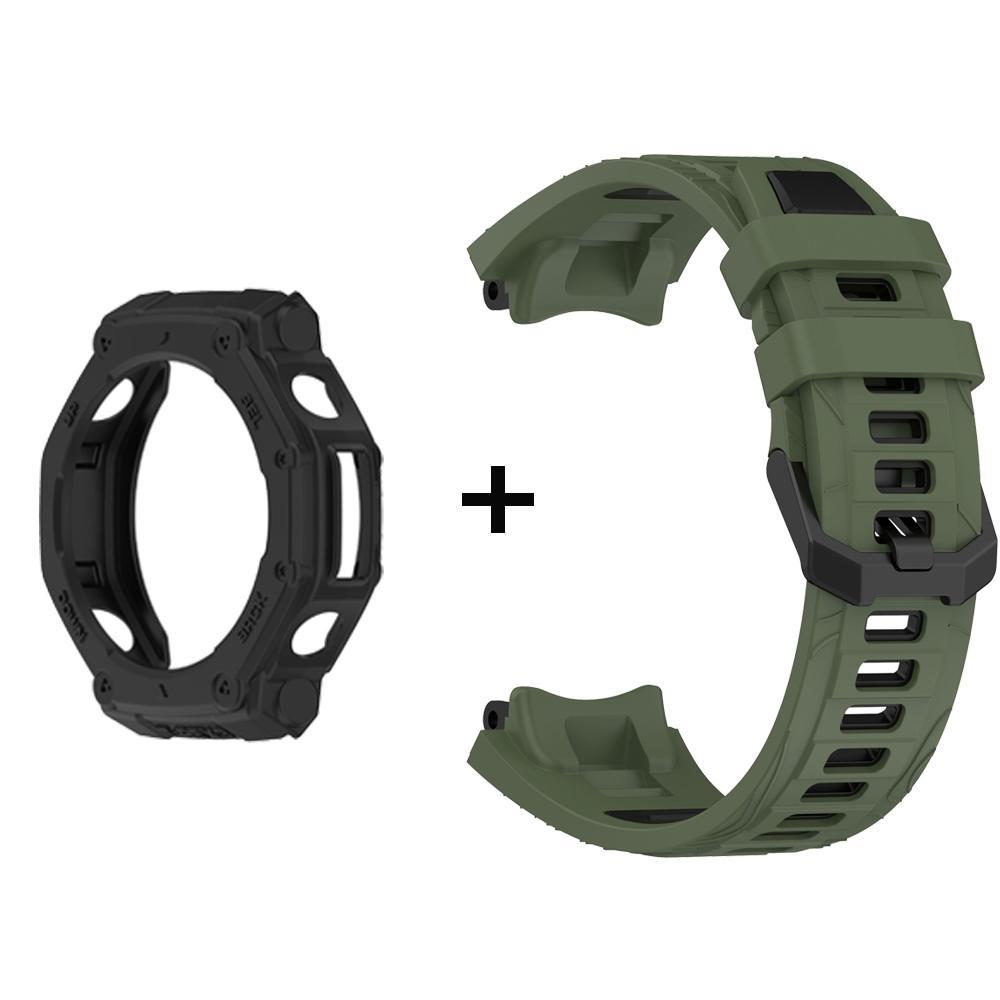 Silicone Band & Case for Huami Amazfit T-REX 3 Smart Watch Strap Watchband T-Rex3 Sport Bracelet Wristband With Tool