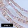 Multi-Faceted Crystal Glass Square Beads: 4/6/8mm Sugar Cubes for DIY Jewelry, Loose Beading with Holes