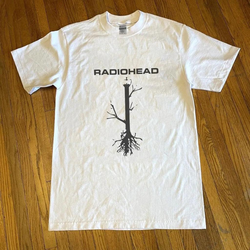 2026 Summer Unisex Hot Selling Vintage Radiohead TShirt The Bend Album Band Copy Pattern Unisex Print Rock Hip Hop Artist Street Life Top