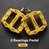 ThinkRider Flat Bike Pedals MTB Road 3 Sealed Bearings Bicycle Pedals Mountain Pedals Wide Platform Bicicleta Accessories