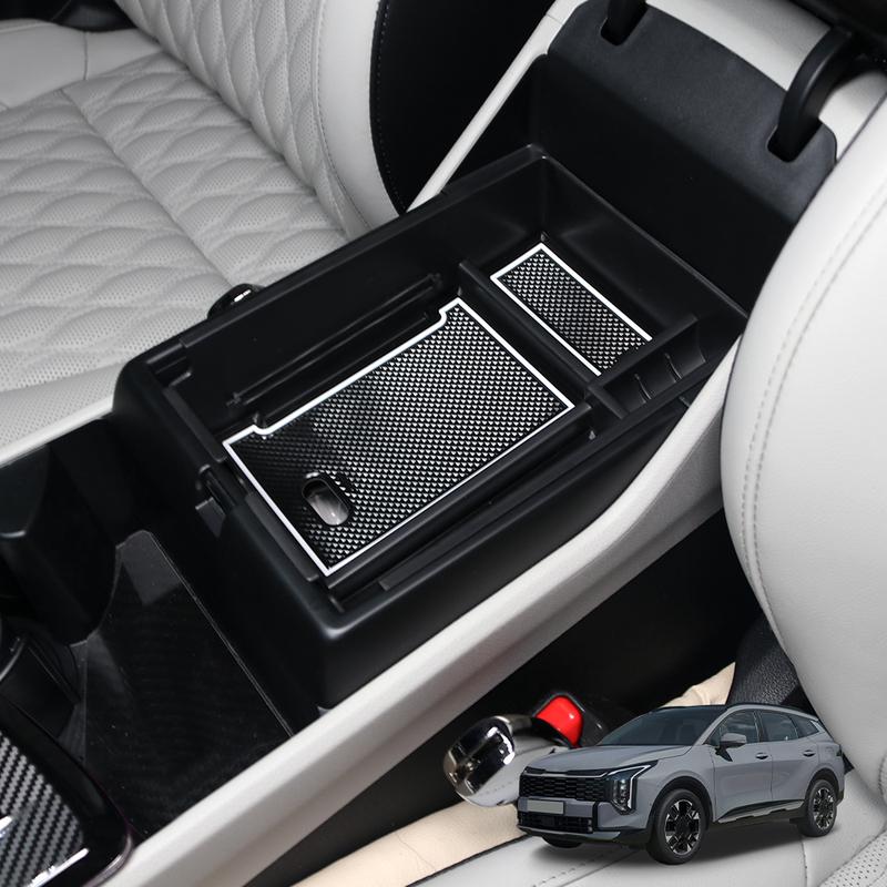 Car Central Console One Row Cup Holder Water Cup Storage Box Accessories For Kia Sportage NQ5 2026 LHD/RHD