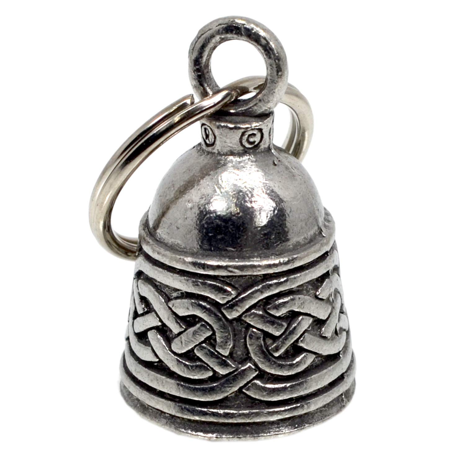 

Guardian Bell USA AMGB-155 Made in USA CELTIC Celtic Symbol Biker Amulet Keychain Traffic Safety Bell Amulet, Pewter