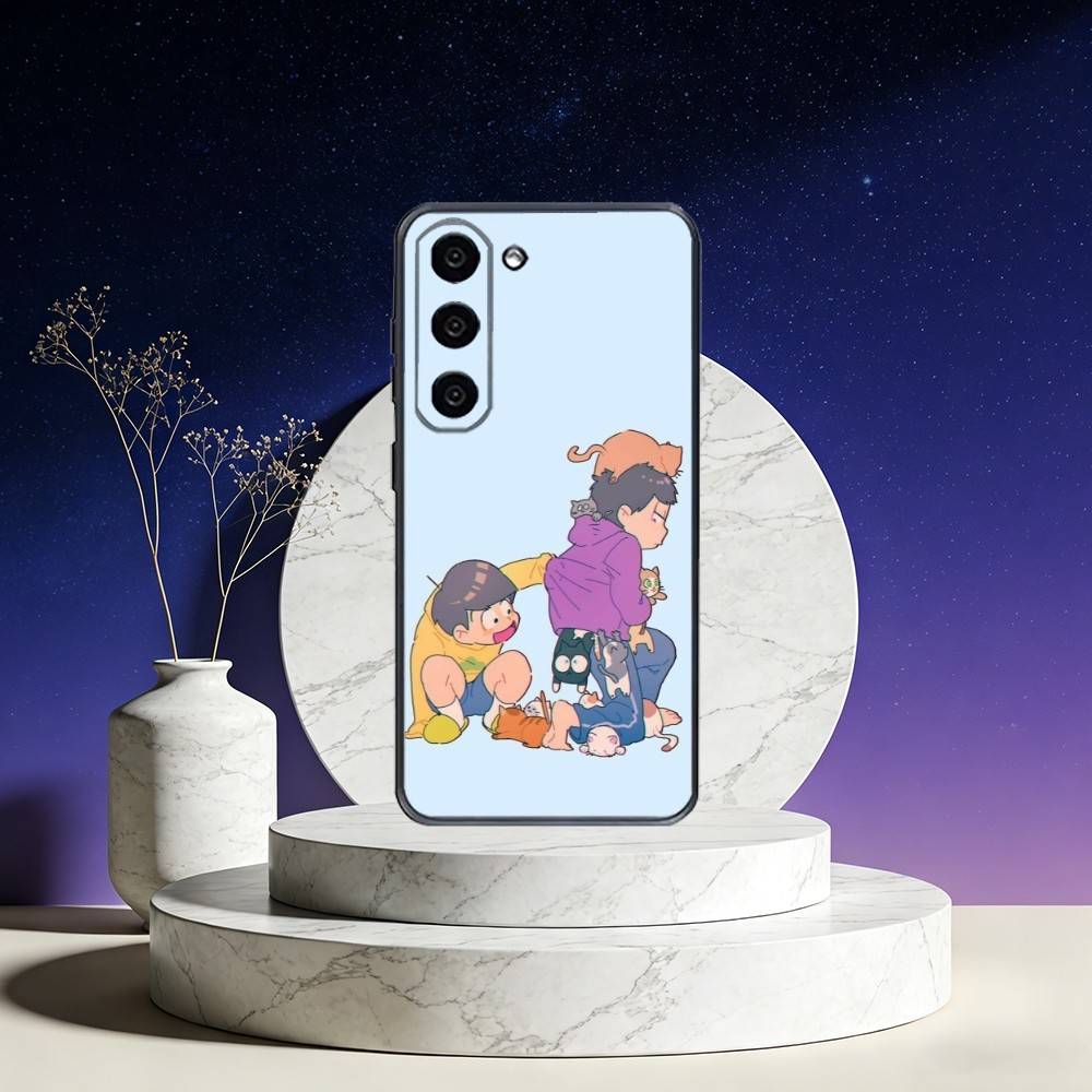 

O-Osomatsu S-San Phone Case For Samsung Galaxy A73,A72,A71,A70,A53,A52,A51,Others Soft Black Cover Samsung a13 5g