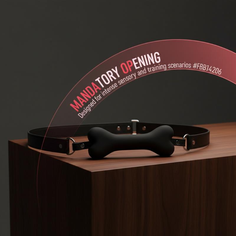 Soft Harness Mouth Silicone Dog Bone Ball Gag Open Mouth Gag Bondage Slave Gag Sex Products Sex Toys For Women