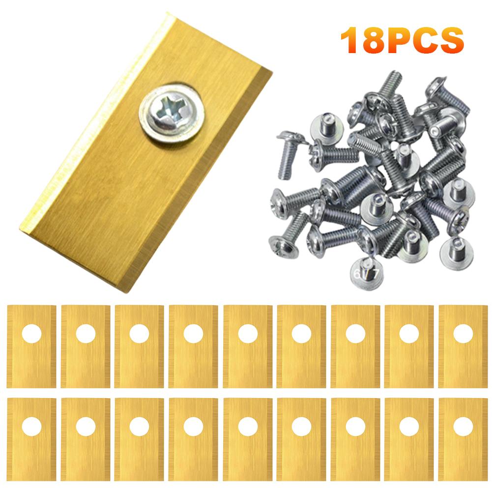 18/36pcs Stainless Steel Blades Replacement For Worx Landroid Robotic Lawnmower Cutting Blade Set Lawn Mower Parts