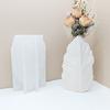 Silicone Vase Molds Leaf Shape Flower Container Moulds Unique Jewelry Jars Molds Silicone Texture for Hand-Making Crafts