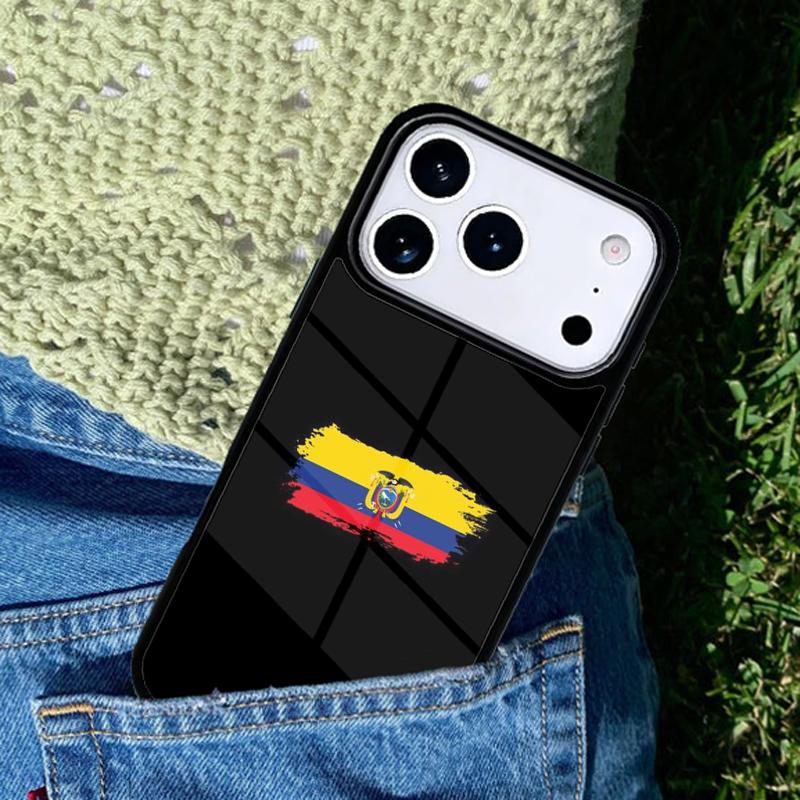 Ecuador Flag phone case cover Compatible with for IPhone 17air 16e 15 14 13 12 11Pro Max 17 Air