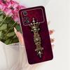Modische Silikonhülle mit Initialen und Krone für Xiaomi Poco M4 Pro 4G und Xiaomi Poco M4 Pro 5G (Bumper)