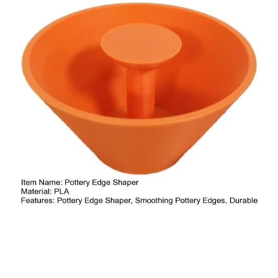 Pottery Edge Shaper Easy One-Step Pottery Edge Shaping Tool Durable Clay Edge Trimmer