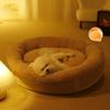 New Dog Kennel  Autumn Warm Dog and Cat Kennel  Small Dog Teddy Panda Cat Bed Winter Pet Mat