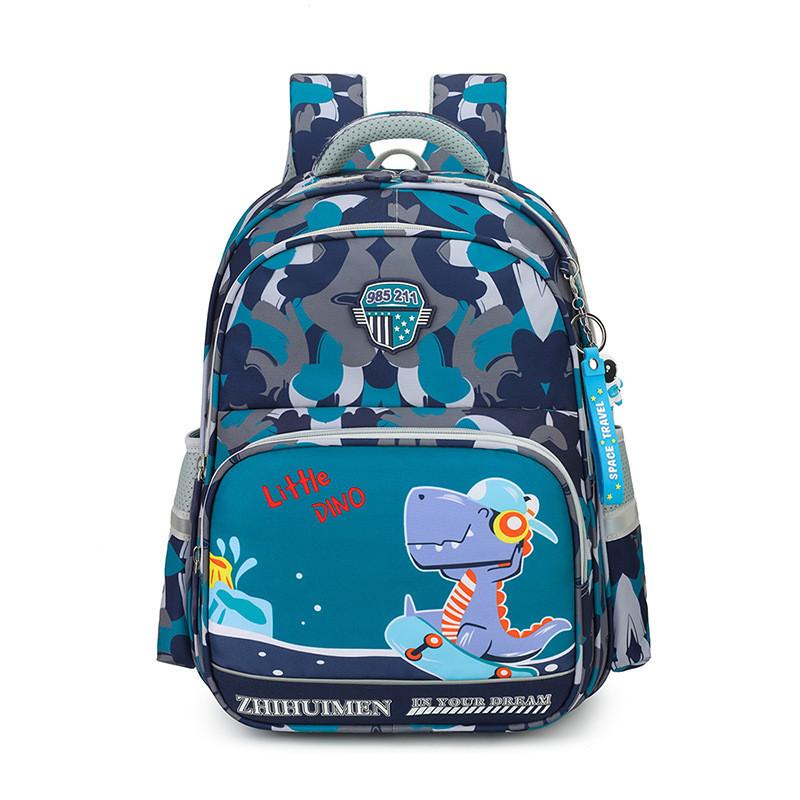 Lightweight Oxford Cloth School Bag For Boys And Girls With Cute Cartoon Design