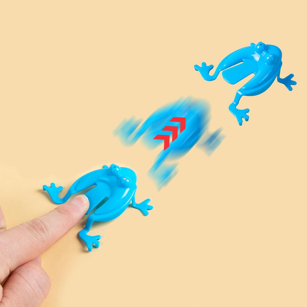 20pcs Jumping Frog Toys Finger Pressing Bouncing Frog Finger Action Training Kids Birthday Party Favors Holiday Party Gift