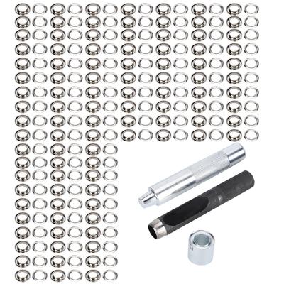 100 Set Ösenwerkzeug-Set Ösen Messing Hohl Handwerk Bekleidungszubehör mit Aufbewahrungsbox