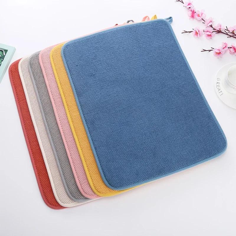 Table Dish Dryer Dish Dryer In The Cabinet Drying Mats Honeycomb and Rhombus Colored  Table Placemats  Table Mats Coasters