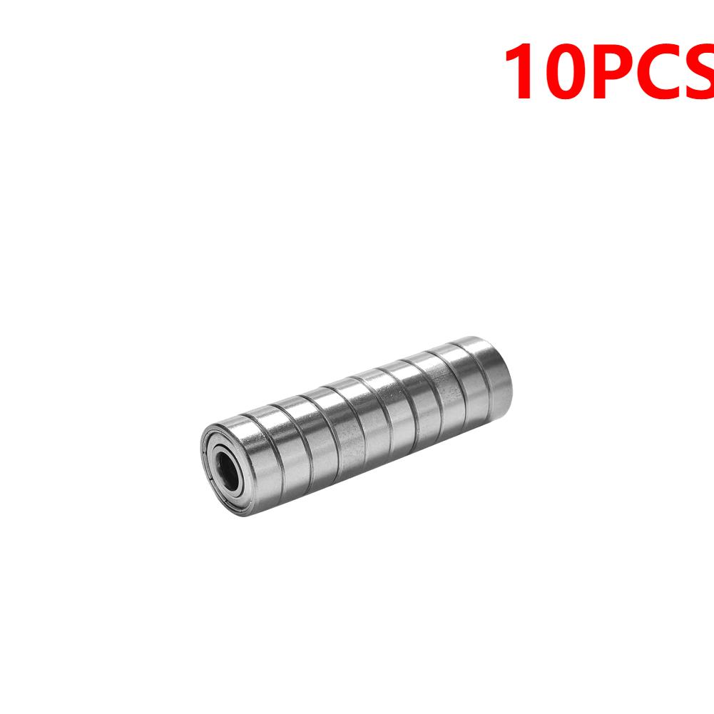 10-100pcs 608ZZ Carbon Steel Deep Groove Ball Bearings for Longboard Skates Roller Skates Frictionless Miniature 608ZZ Bearings