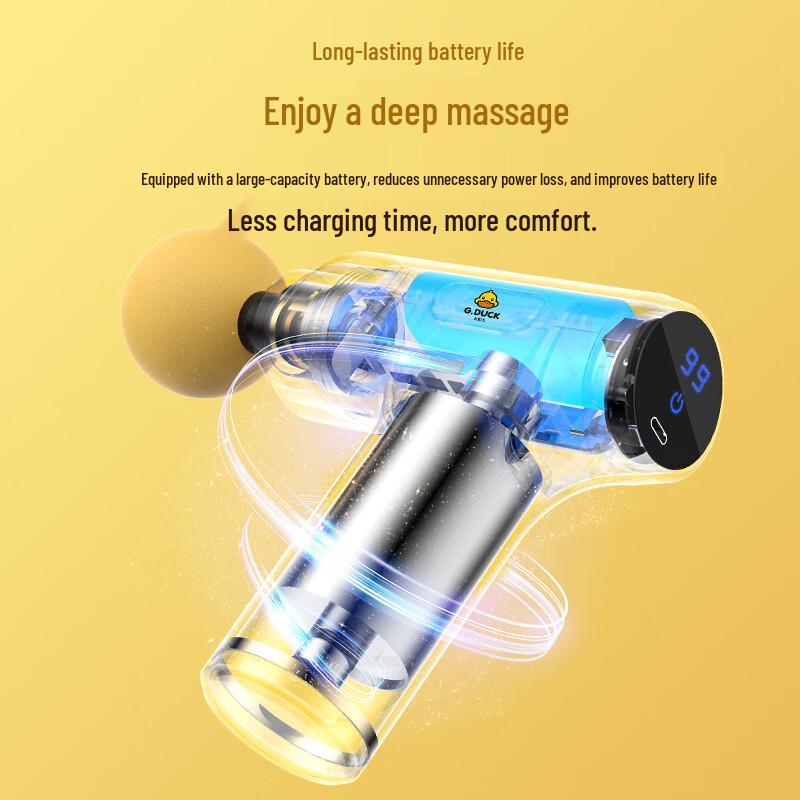RONG TAI Little Yellow Duck Mini Electric Massage Gun CN plug (adapter included)
